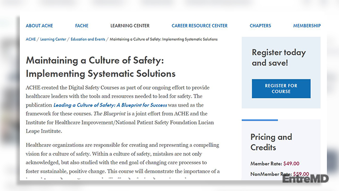 Culture of Safety Course