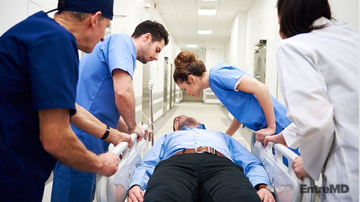 Doctors Treating Emergency Patient