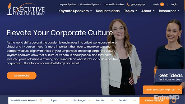 Executive Speakers Website