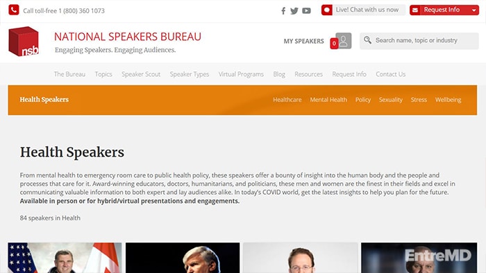 National Speakers Bureau