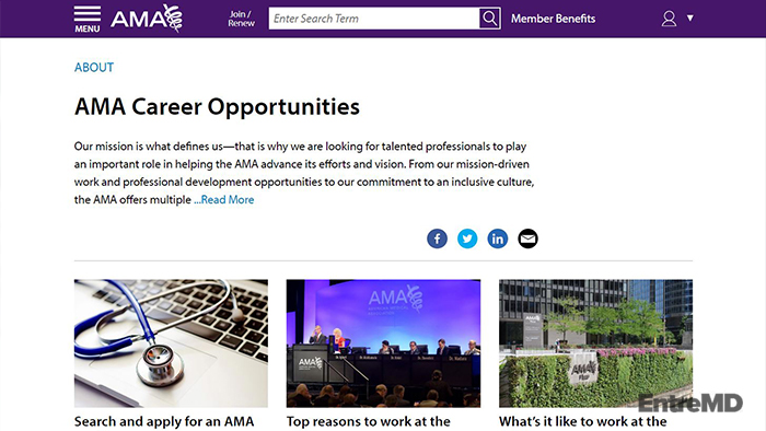 American Medical Association Careers