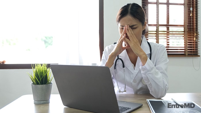 Physician Suffering From Burnout