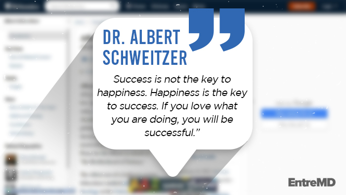 A Quote From Dr. Albert Schweitzer