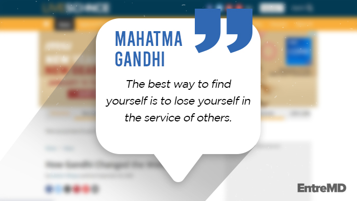 A Quote From Mahatma Gandhi