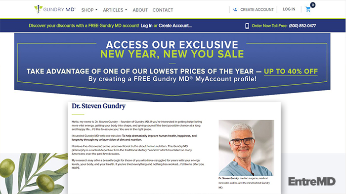 Dr. Steven Gundry MD Website