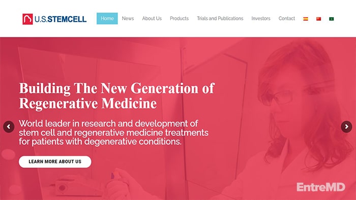 U.S. Stemcell Website