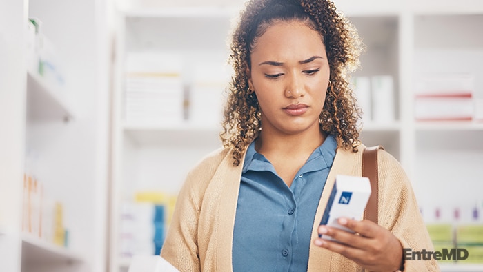 A Patient Reviewing an Advertised Product