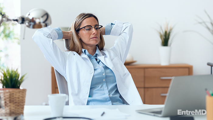 A Doctor Managing Burnout