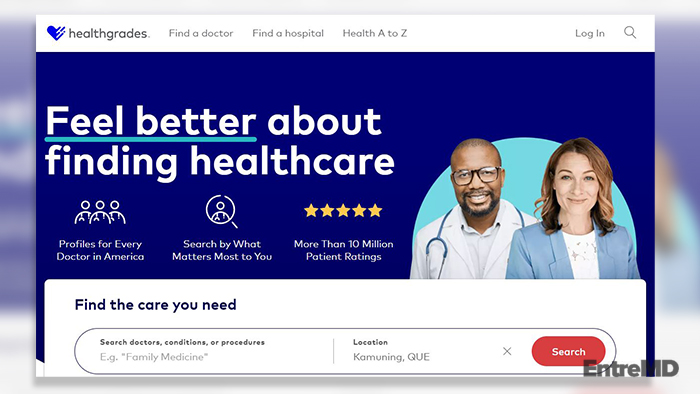The HealthGrades Website